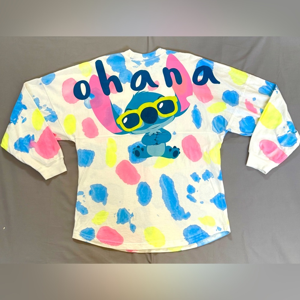 Disney Parks Lilo And‎ Stitch Ohana Spirit Jersey Size Small
